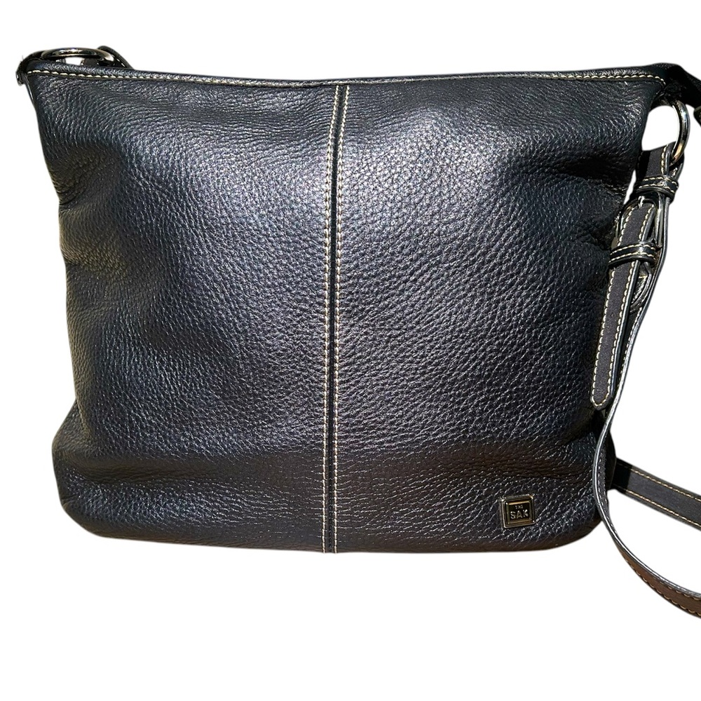 the Sak Black Leather Shoulder Bag